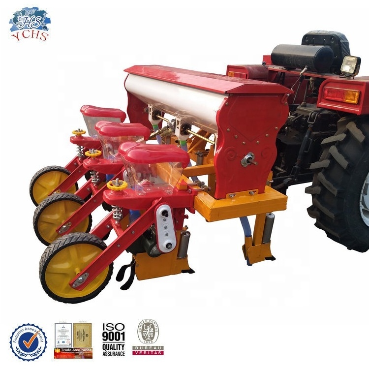 Agriculture farm machine 3 row 4 row corn planter price for selling