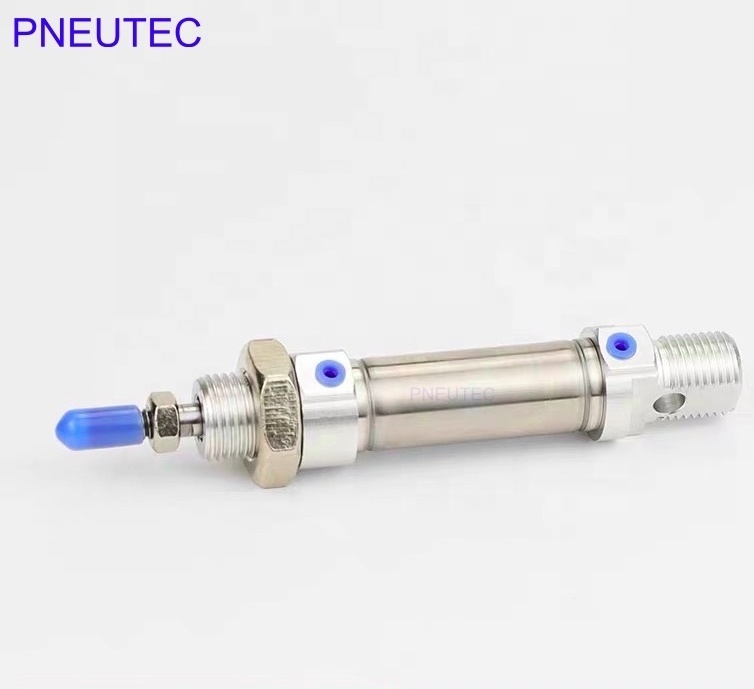 stock micro DSNU ISO6432 Standard Stainless steel SS304 single acting small compressed air piston pneumatic cylinder