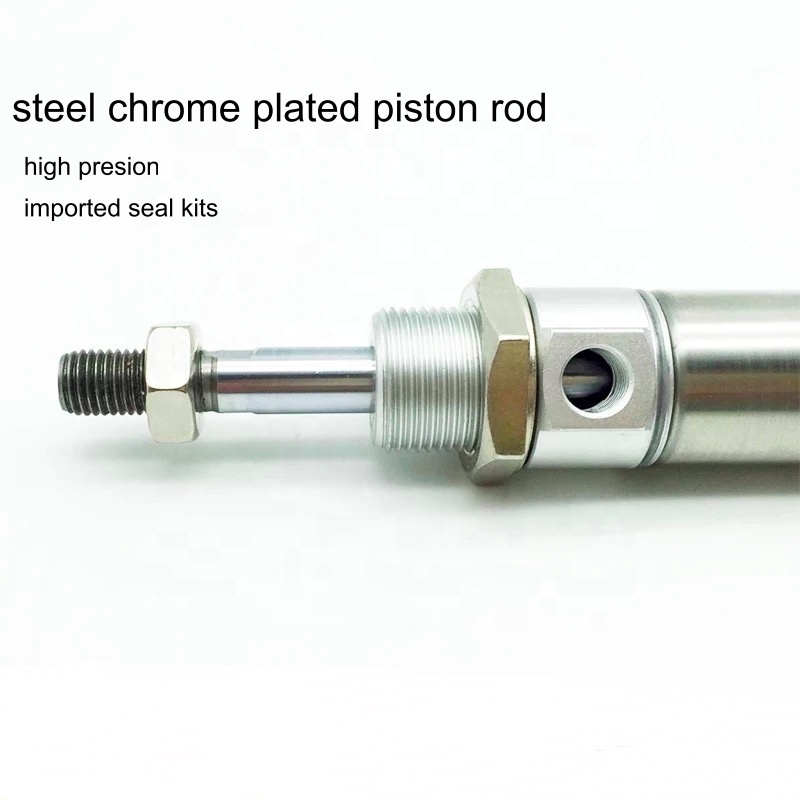 stock micro DSNU ISO6432 Standard Stainless steel SS304 single acting small compressed air piston pneumatic cylinder