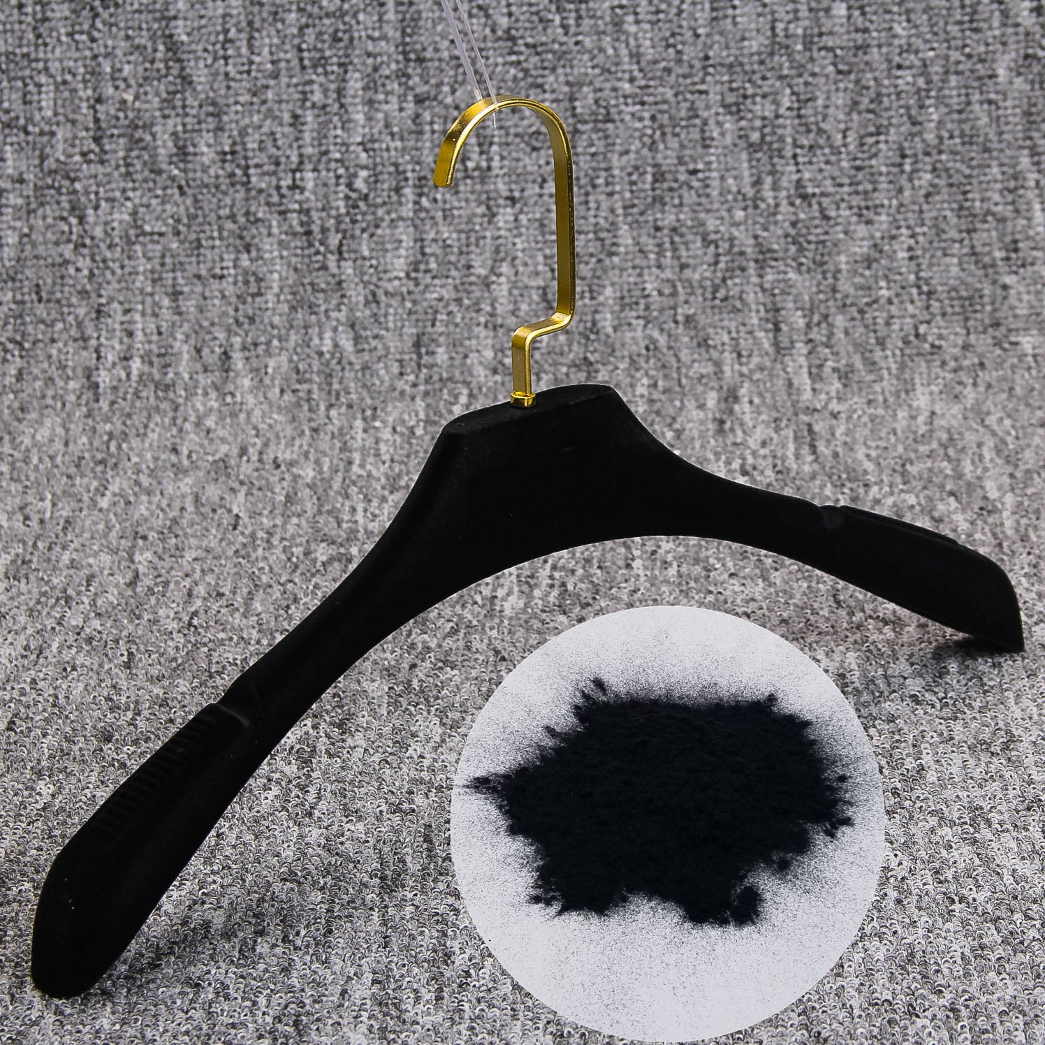 nylon flock powder for luxury velvet flocked hanger