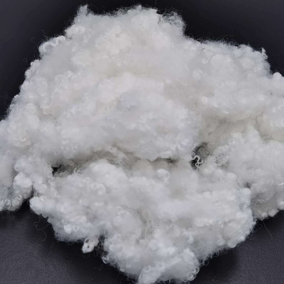 Polyester fiber batting filling material HCS Virgin polyester staple fiber White Color Polyester Staple Fiber