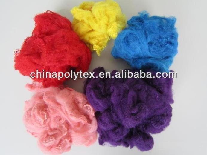 recycled polyester staple fiber 1.2d to 15d for spinning, filling or non-woven