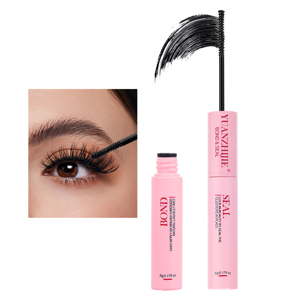 YUANZHIJIE Waterproof Eyelashes Glue for DIY Lash Extension Retention Lash Bond and Seal Glue for Retaining Lashes Clusters