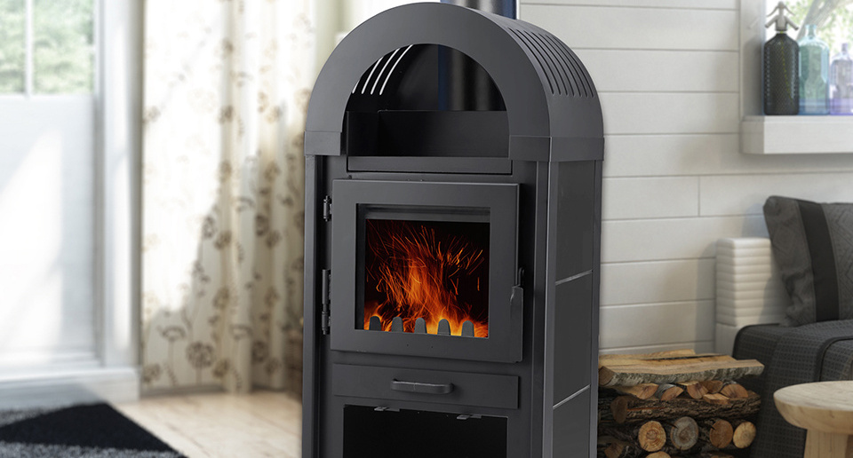 Indoor Sheet Metal Freestanding Wood-burning Stove Fire Heater Wood Fireplace Burner