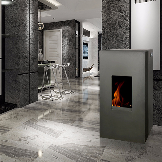 Indoor Heating-Equipment Freestanding Wood Pellet Stove Fireplace estufa de pellet Feuerstellen Room Heater