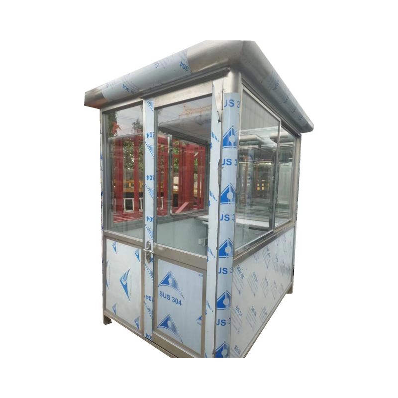 Durable Security Booth  Stainless Steel Guard house For Residential Area