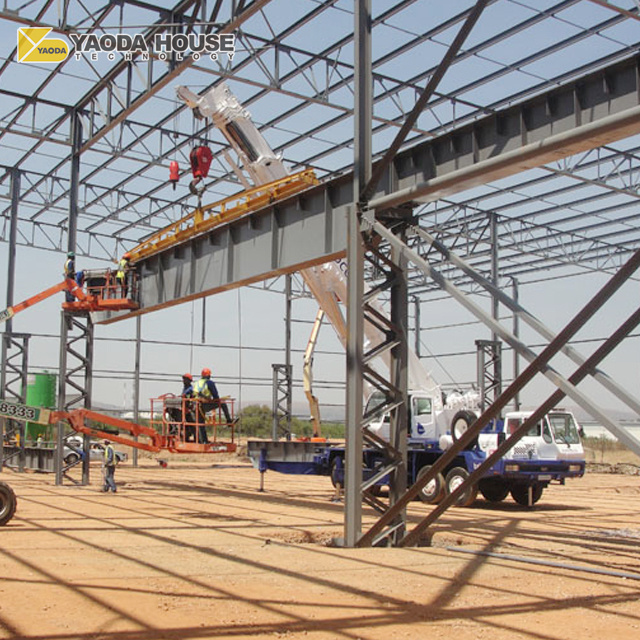 Steel Structure Prefab Warehouse Engineering Metal Building Structure Prefab Construction Warehouse Shed