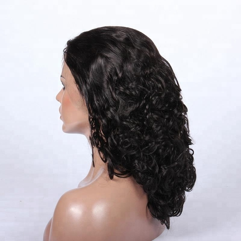 Premier Full saxy Image Indian Beyonce big bottom Curly Human Hair Lace Front Wigs in Miami