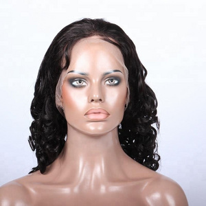 Premier Full saxy Image Indian Beyonce big bottom Curly Human Hair Lace Front Wigs in Miami