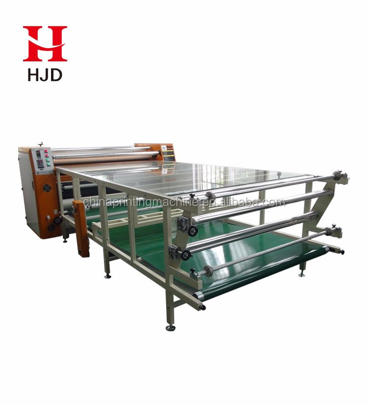 Hot small heat press transfer roll fabric printing textile roll to piece digital sublimation rotary calender machine