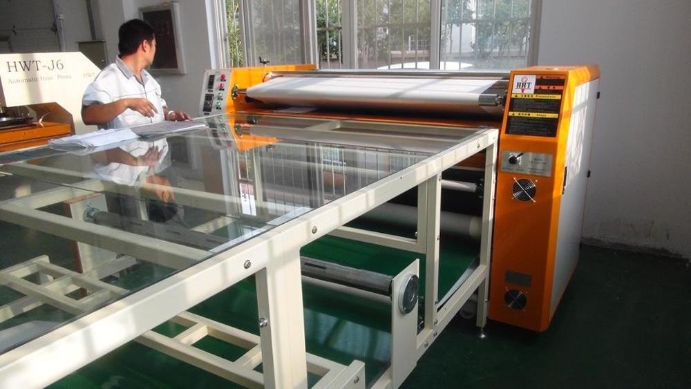 Hot small heat press transfer roll fabric printing textile roll to piece digital sublimation rotary calender machine