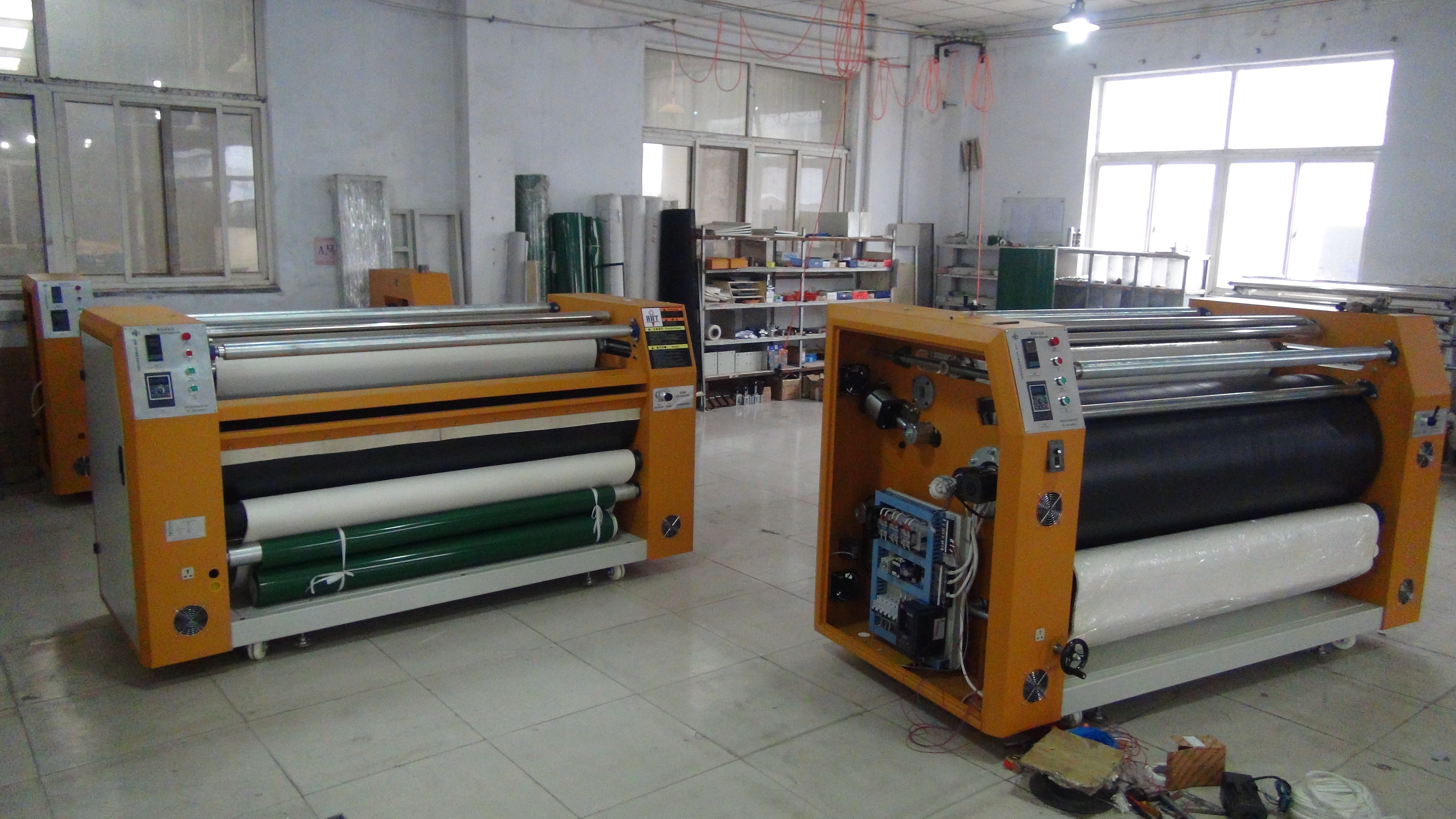 Hot small heat press transfer roll fabric printing textile roll to piece digital sublimation rotary calender machine