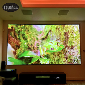 Telon 150" 4k PET Crystal-SBSP alr pet projector screen ambient light rejecting laser ust clr screen for home theater