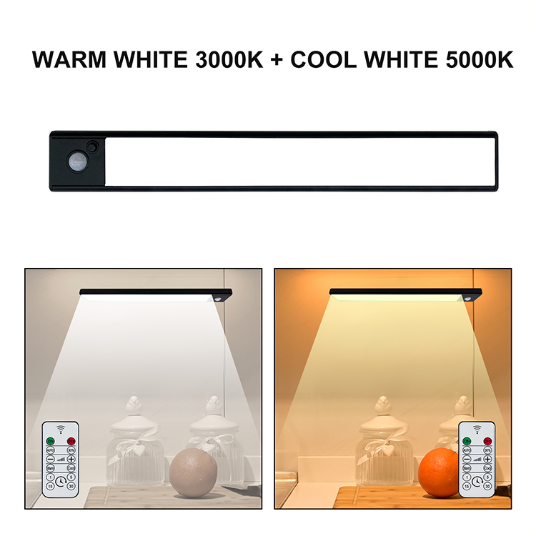 LED Cabinet Light Clear Luminous USB Body Lamp Furniture Light OEM Switch Magnetic Wall Motion Sensor Under LED Cabinet Light 80