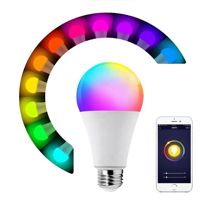 Tuya Smart light bulb 800Lm wifi smart bulb RGB colorful UL Smart lamp