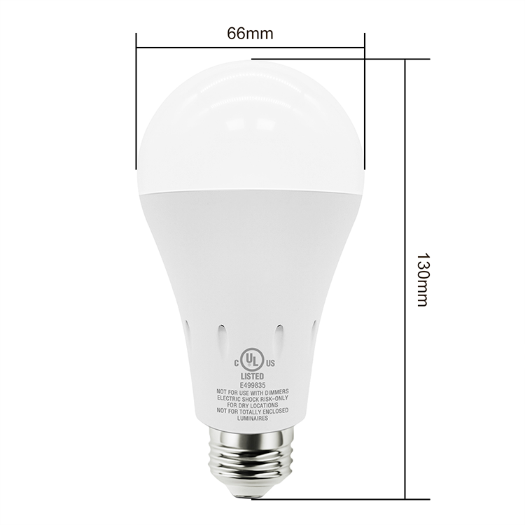 Rechargeable Emergency LED Bulb Battery Backup Rechargeable Light For Power Outage 9W 850LM Emergency Light