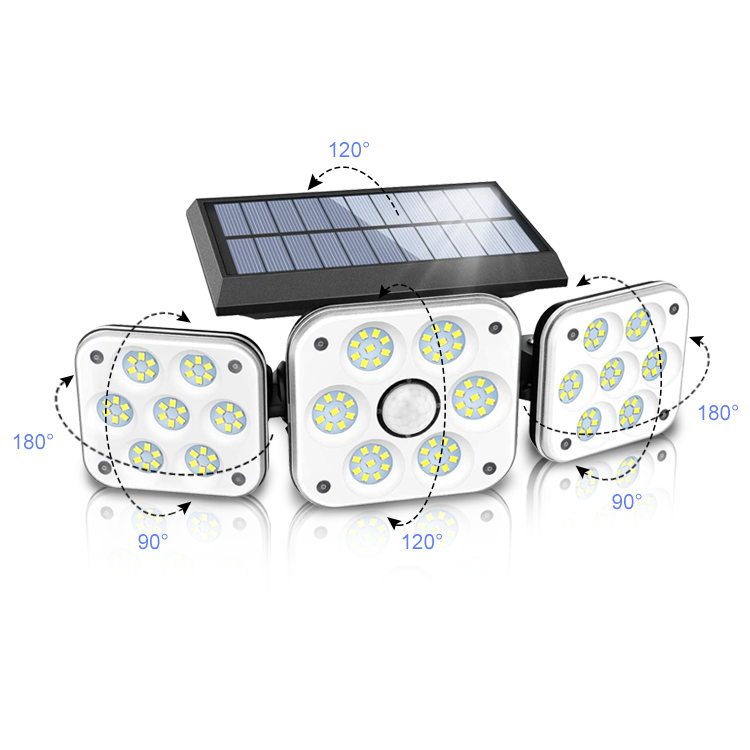 High Power Ip65 Waterproof Solar Landscape Solar Wall Garden Light Solar Outdoor Wall Lights Porch Solar