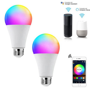 Alexa tuya smart life vintage colorful 7w 10w 13w 15w E26 E27 B22 zigbee wifi rgb led light tuya smart bulb