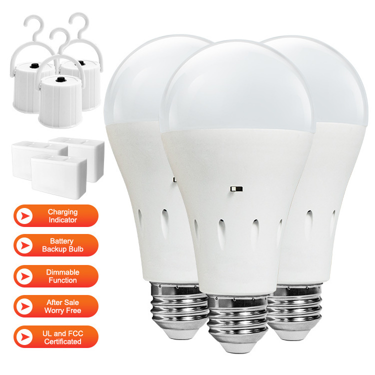 Battery Charging Energy Saving Lamps Portable Usb Raw Material Led Lights Bulbs Rechargeable Light Emergency Led Bulb