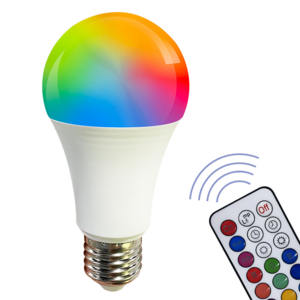 Popular Color Changing RGB Bulb With Remote Control Dimmable LED Bulb 7W 600LM CE ROHS