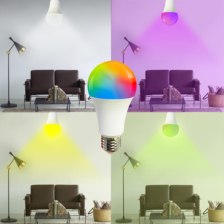 Popular Color Changing RGB Bulb With Remote Control Dimmable LED Bulb 7W 600LM CE ROHS