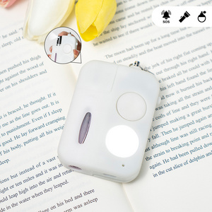 Rechargeable 3 Modes 800 Lumens Mini Work Light Torch Small Pocket EDC Mini Keychain Flashlight for Camping