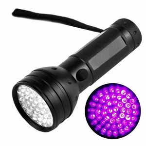 Black Light 51 LED 395nm UV Blacklight Flashlights Detector for Pets Urine and Stains for Banknote Detection Catch Scorpion