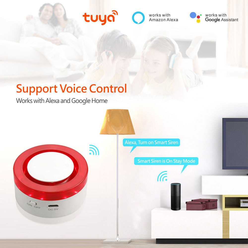 Wholesale Tuya Smart pir motion detector door sensor alarm120dB siren smart home security alarm system devices PST-H1