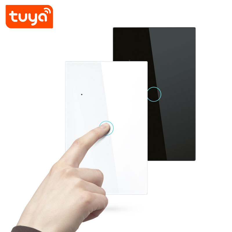 US EU Smart Wifi Wall Touch Switch 1/2/3/4 Gang Glass Panel light Switch Interruptor Inteligente Smart Switch PST-WT-U1