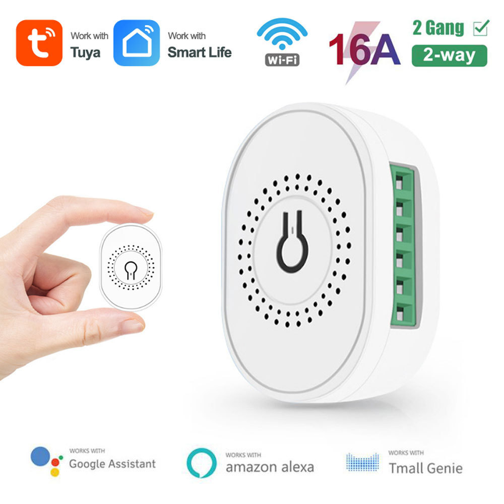 Best Selling Tuya Smart Wifi Mini 2CH Switch PST-TMW02