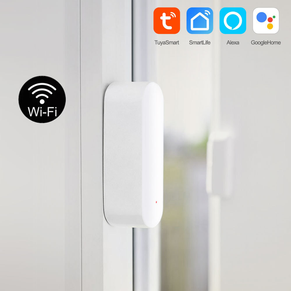 2023 Hot Sale Wireless WiFi Tuya Smart Door Sensor for Home Security PST-WD002