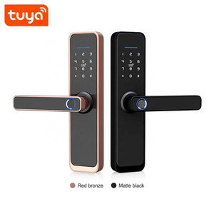 2023 Economic Tuya Smart WiFi APP Remote Control Fingerprint Door Lock PST-X2