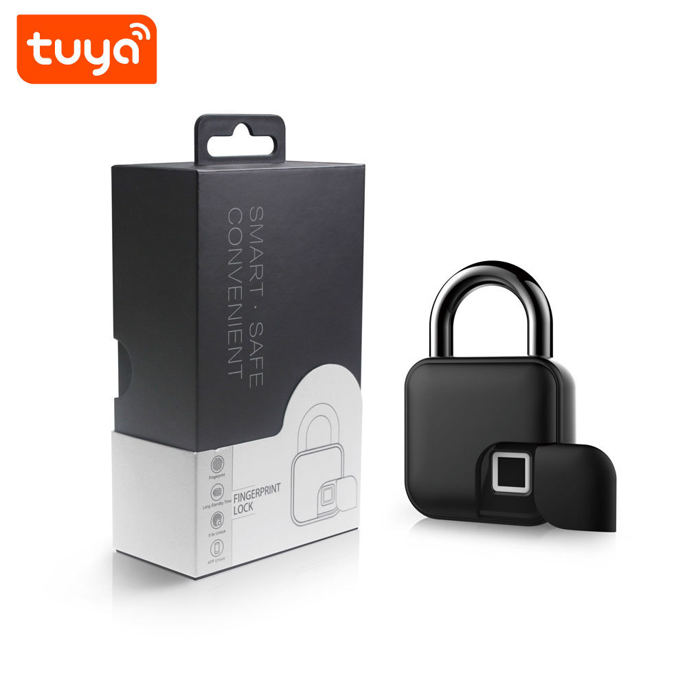 2023 New Arrival Cute Tuya Smart Fingerprint Padlock With APP Control PST-L3+