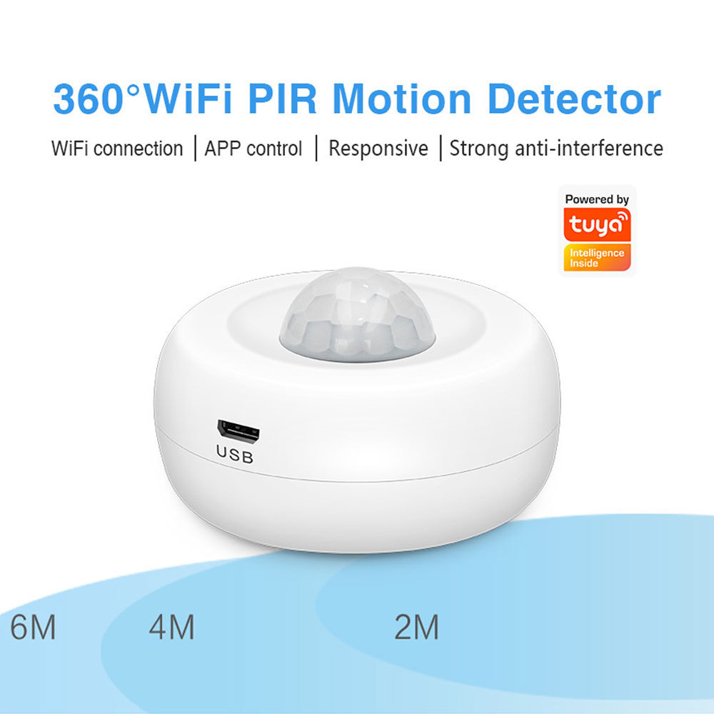 High Quality Tuya Wifi Human Body Movement Infrared Detector Home Security Smart PIR Alarm Detector PST-HW400B