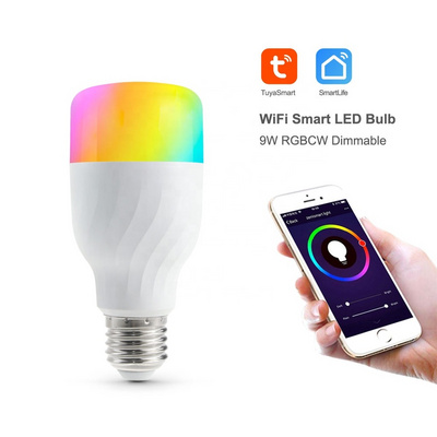 2023 Popular Tuya Smart WiFi RGBW LED Bulb Work with Assistance Alexa/Google Assistance PST-JL02