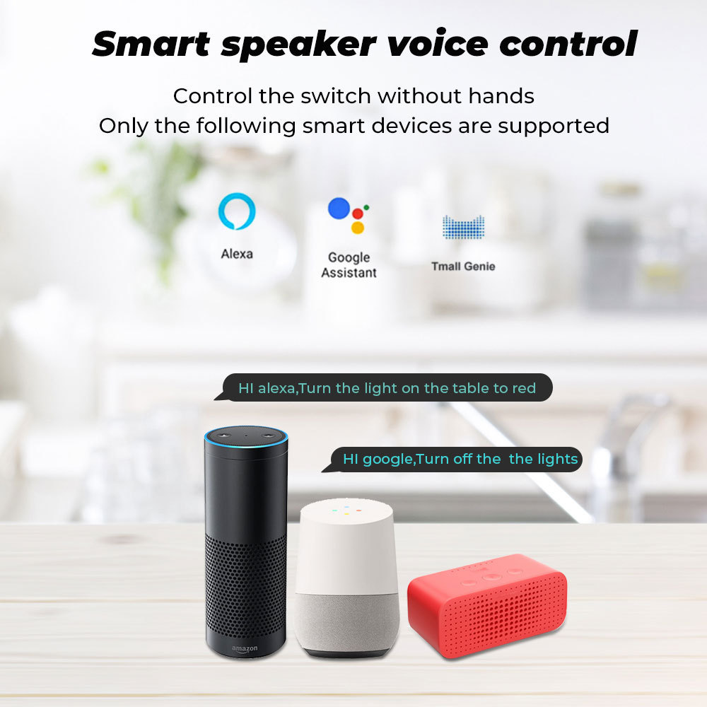 Latest Arrival Tuya Smart Wi-Fi Mini 2CH Switch Work With Alexa/Google Assistance PST-TMW02