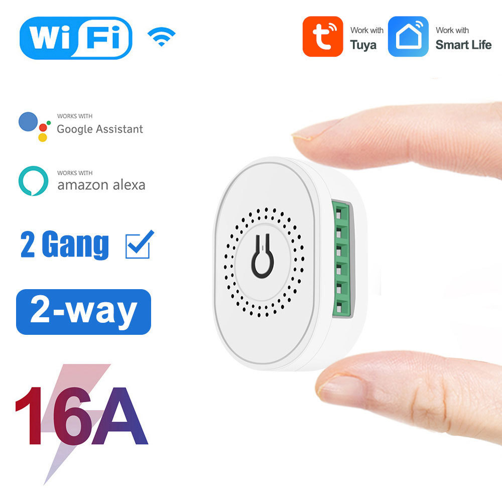 Best Selling Tuya Smart Wifi Mini 2CH Switch PST-TMW02