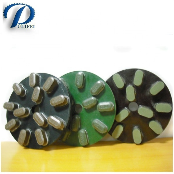 200mm Stone Surface Finishing Metal Segment filled in Resin Stone Polishing Wheel and Marble Polishing Wheel 250mm