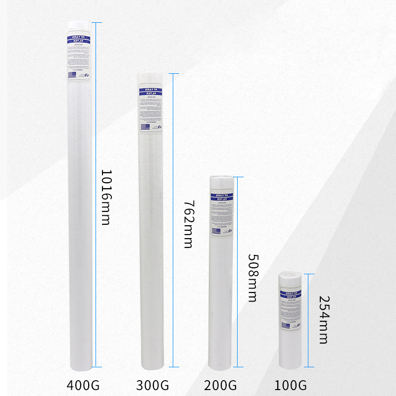 10 Inch Water Treatment Equipment Primary Filter Cartridges Melt Blown Pp Sediment Water Filter