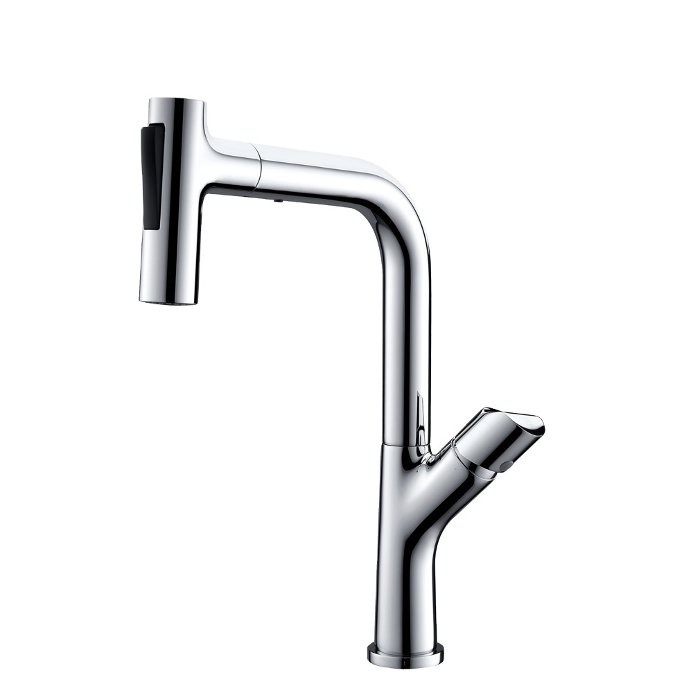 Hot Selling American standard Brushed Gold single hole kitchen faucet hot and cold water tap single water faucet