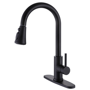 popular design classical style 304 stainless steel pull down three function sprayer kitchen faucet