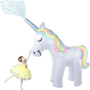 Unicorn Sprinkler Inflatable Water Toys Outdoor Ginormous Yard Sprinkler for Kids