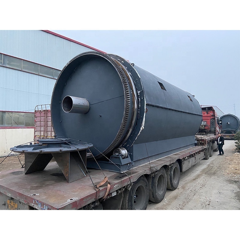 waste Pyrolysis Machine oil sludge plastic pyrolysis to fuel machine Tire prolisis plant