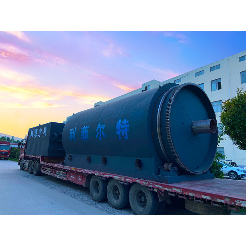 waste Pyrolysis Machine oil sludge plastic pyrolysis to fuel machine Tire prolisis plant