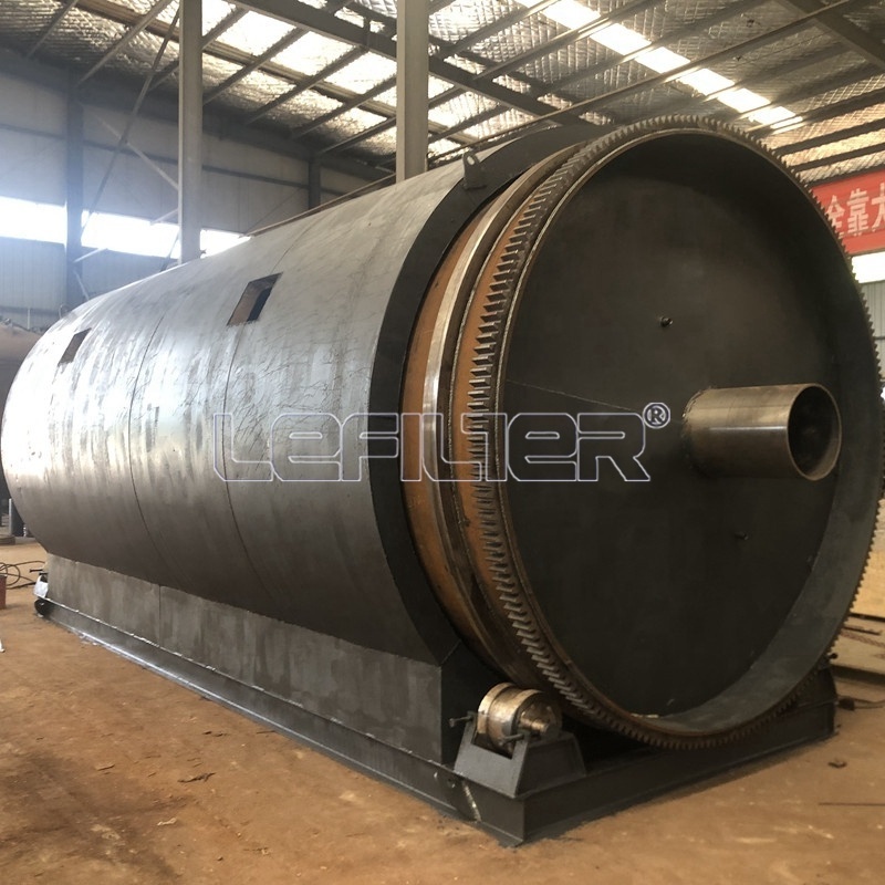 Lefilter 10 Ton Semi-continues Waste Tyre Pyrolysis Oil Plant for Sale