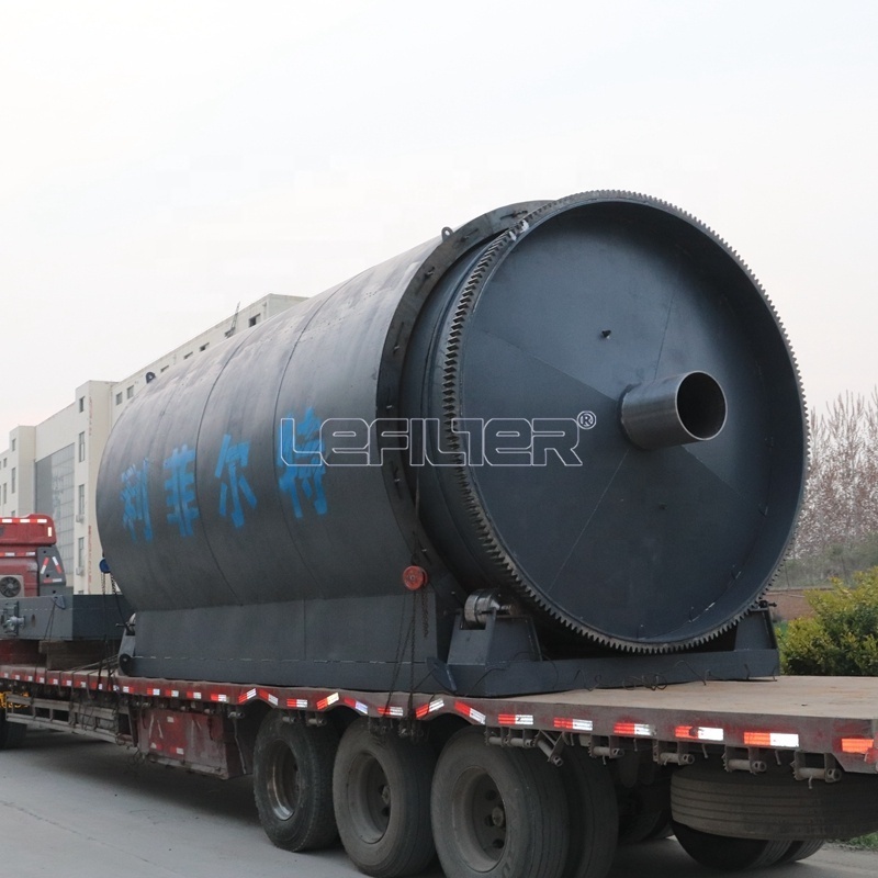 Lefilter 10 Ton Semi-continues Waste Tyre Pyrolysis Oil Plant for Sale