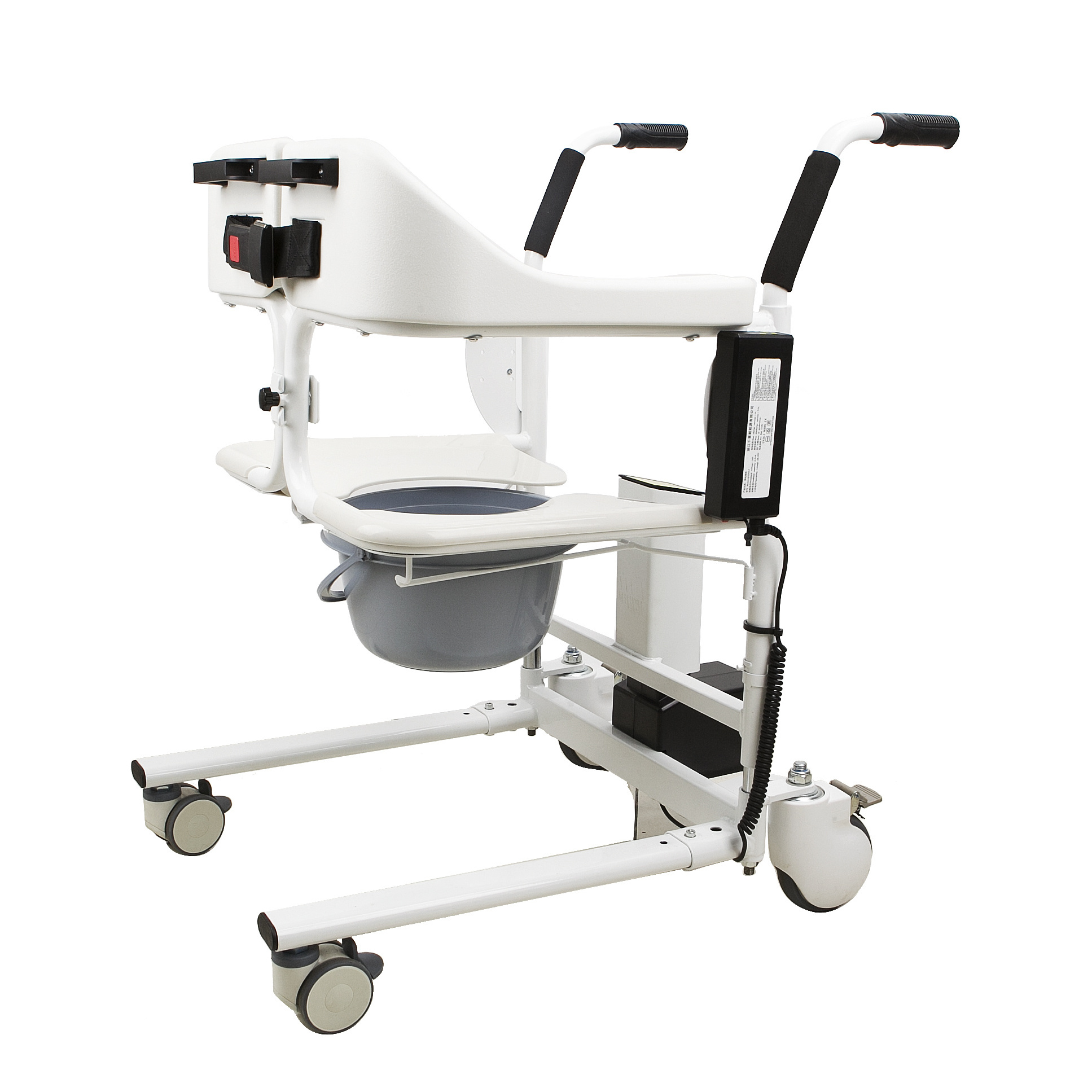 wholesale medical portable electric hydraulic toilet wheelchair move elderly patient nursing transfer lift commode chair