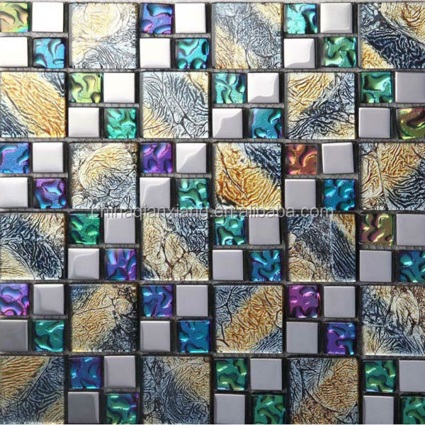 backsplash mirror glass mosaic tile,wall crystal decorative tile