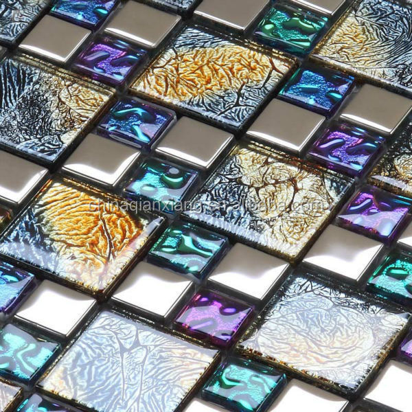 backsplash mirror glass mosaic tile,wall crystal decorative tile