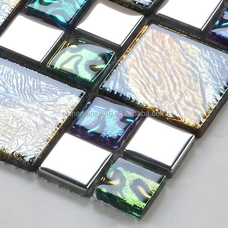 backsplash mirror glass mosaic tile,wall crystal decorative tile